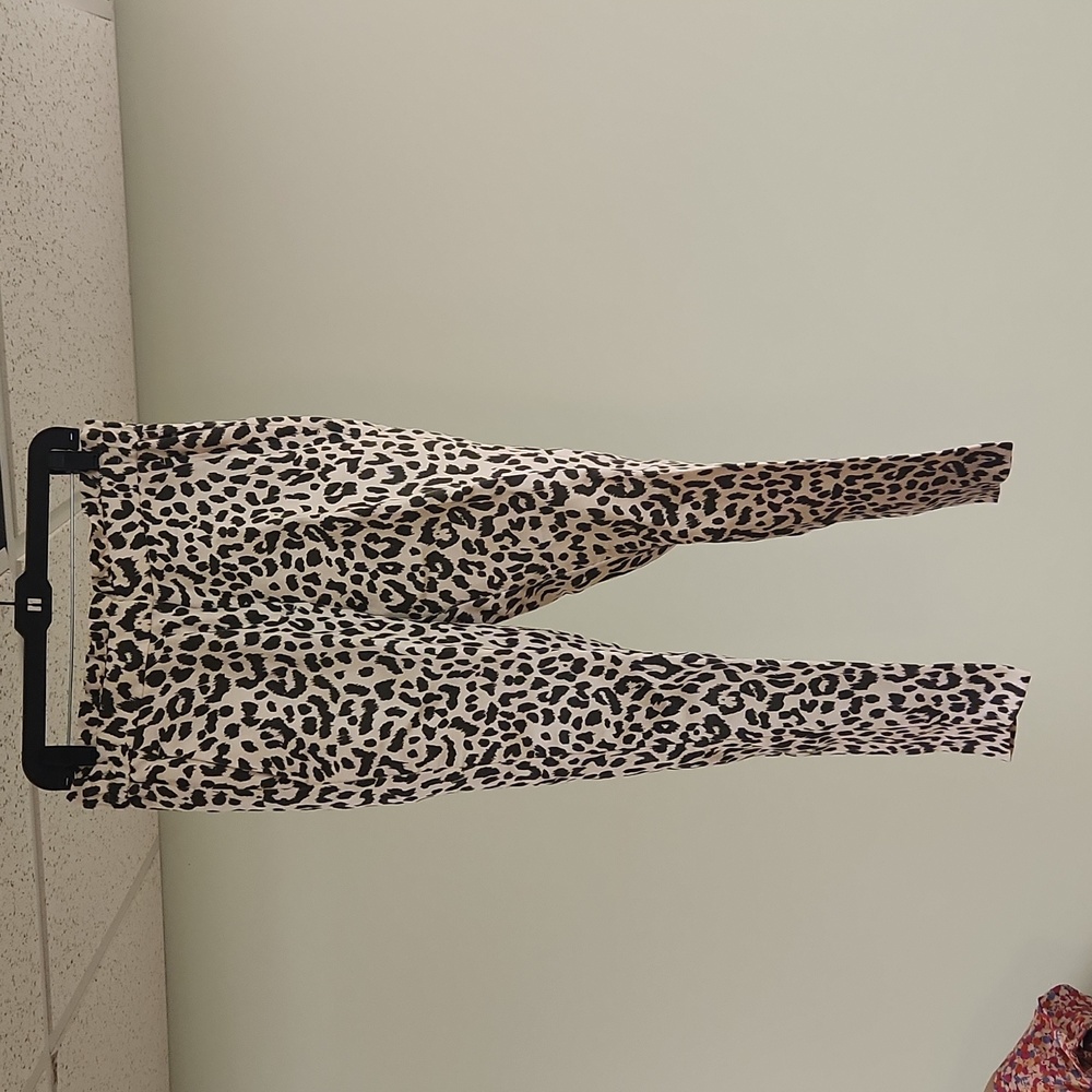 J. Crew Leopard Pants